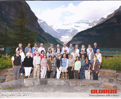 Group Photo taken at Lake Louise