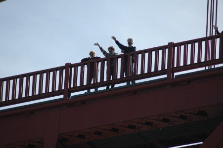 Send-Off from the Golden Gate Bridge