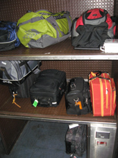 Amtrak Superliner Luggage Storage Downstairs